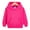 Hot Pink, variant on FamilyThread Girls Hoodies Cotton Long Sleeve Fall Colorful Pullover Solid Color Tops With Pockets Fashion Loose Casual Sweatshirt