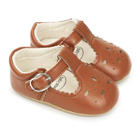 

aturustex Baby Girls Cute Moccasinss Solid Color Hollow-Out Flats Shoes