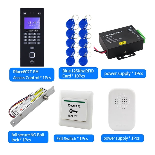 Biometric Fingerprint Recognition Device Face Time Attendance System Kits RJ45 LAN Network Electronic Machine For Office ,Accurate Calculations