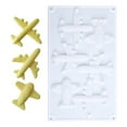 thumbnail image 2 of 5 Cavity Aircraft Airplane Silicone Mold Fondant Mousse Cake Mould Chocolate Decorating Baking Tool, 2 of 10