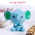 thumbnail image 2 of OUNONA Elephant Shaped Money Bank Perfect for Storing Coins and Bills Soft Plastic Blue Great Birthday, 2 of 8