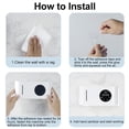 thumbnail image 2 of Touchless Automatic Soap Dispenser USB Rechargeable Sensors Wall Mounted Suitable for Bathroom Kitchen Hotel, 2 of 9