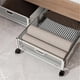 thumbnail image 2 of Under the Bed Quilt Storage Bins Large Capacity Rolling Iron Drawer for Clothes, Blankets Foldable Shoe Organizer, 2 of 5