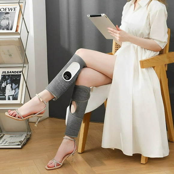 MesaSe Leg Massager for Circulation Air Compression Calf Massager with 3 Modes 3 Intensities and 3 Heating Modes Rechargeable Cordless Leg Massager with Heat and Compression for Pain Rel
