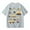 Light Gray@GC@, variant on CONZONE Toddler Boys Tshirts Cartoon Excavator Graphic Short Sleeve T-Shirt for Boys Crew Neck Lightweight Loose Fit Kids Spring Summer Tops