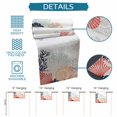 thumbnail image 6 of Coastal Coral Table Runner 72 Inches, Ocean Starfish Beach Conch Orange Marine Life Bed Runner Dresser Scarves Tabletop for Indoor Outdoor Parties/Ceremony/Banquet, 14" x 72", 6 of 9