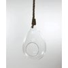 7.5" x 15" Clear Rope Hanging Terrarium