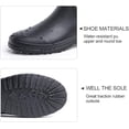 thumbnail image 3 of Botas de goma para mujer, botas Chelsea cortas, botines, botas de lluvia antideslizantes e impermeables, botines de goma para mujer, para exteriores, a prueba de viento, 3 of 4