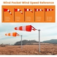 thumbnail image 4 of Airport Wind Measurement Bag 1 Pack,Oxford Fabric Ripstop Wind Sock,Wind Direction Indicator Windsock,Heavy Duty Aviation Flag for Farm,Outdoor Hanging Windsock Flag for Yard,Industry, 4 of 7