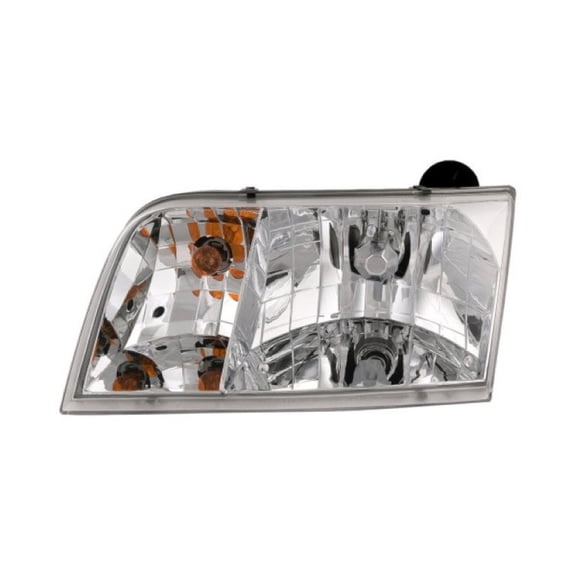 KarParts360 For Ford Crown Victoria Headlight Assembly 2003-2011 Driver Side with Bulbs FO2502200