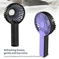 thumbnail image 4 of Harpi Mini Handheld Fan, Battery Operated, Portable Fan Rechargeable Fan 13H Max Time] Hand Fan, 2000mAh USB Rechargeable Personal Fan, Battery Operated Personal Small Fan With 3 Speeds, 4 of 9