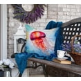 thumbnail image 4 of Jellyfish Throw Pillow 18 in x 18 in, 4 of 5