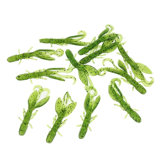 koolsoo 12pcs vers Mou Pêche à la Mouche Homard Vert