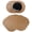 Light Brown, variant on Waterproof Table Mats,Heat Resistant Oval Placemats Set of 8 Washable 12 x 17 inch,Wipeable Place Mats for Kitchen,Dining Room,Light Brown