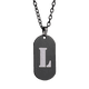 thumbnail image 2 of Collar Hombre de Inicial Letra A LUCKMAN, Acero Inoxidable Color Negro, Modelo Dylan negro UNITALLA, 2 of 7