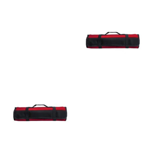 kurtrusly Sac à Outils Robuste Fabriqué en Tissu Oxford 600D Résistant aux Déchirures Sacs de Rangement pour Outils Robustes et Durables Rouge 2 Ensembles