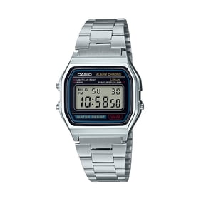 Casio Stainless Steel Men's Vintage Silver A158WA-1