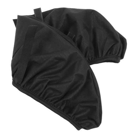 Moluckfu Cubierta Larga Para Asiento De Motocicleta En Material PU Negro Con Gran Elasticidad