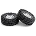 thumbnail image 3 of Car Tires with Wheel Rims Replacement for 110 -4 Axial SCX10 90046 90047 CC10Car, 3 of 6