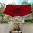 thumbnail image 6 of Covered Living 9ft Umbrella Replacement Canopy 6 Ribs in Red (Canopy Only), 6 of 7