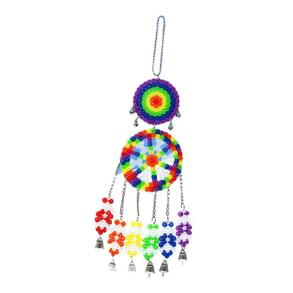 Colored Fuse Beads Kits DIY Pegboards Wind Chimes Educational Toys Colorful 23cm