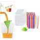 thumbnail image 5 of 100 bolsas para bebidas con cierre de cremallera para y jugos de 500 ml con ., 5 of 9