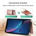 thumbnail image 6 of Dteck Crossbag Case For iPhone XR, Premium PU Leather Wallet Case Credit Card Holder Stand Cover, Rosegold, 6 of 9