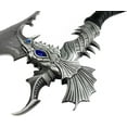 thumbnail image 3 of 14.25" Comic Book Anime Blue Dragon Warrior Display Axe with..., 3 of 5