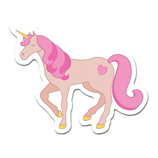 MightySkins Unicorn 2 24" Peel And Stick Wall Art Removable Cute