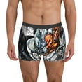 thumbnail image 4 of Wukai Four Running Horses Print Men’s Underwear Breathable Boxer Briefs,&nbsp;Moisture Wicking & Breathable-Small, 4 of 7