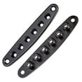 thumbnail image 4 of Milaget Black Guitar Bridge String Thru Body Ferrules Bushing Plate Guitar Accessory, 4 of 5