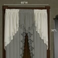 thumbnail image 3 of Evangelina Swag Valance Pair Ivory 60 x 36 Swag Valance Pair 60 x 36 Inches, 3 of 4