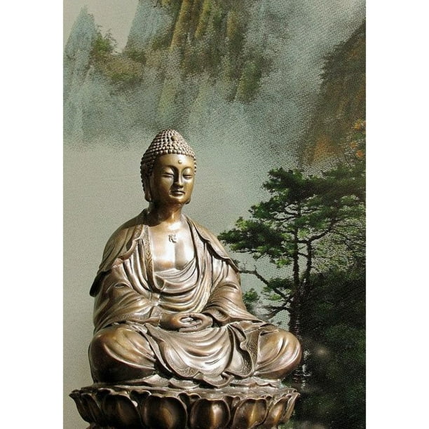 Taladro Pintura Diamante (DB6047) 5D DIY Completo Buda Estatua Bordado Kits (hg272) 20X30cm Hugtrwg Para estrenar
