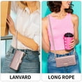 thumbnail image 4 of Crossbody zipper wallet leather phone case for iPhone 16 pro max 15 plus 14 13 12 11 card Solt cover, 4 of 9