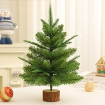 Sinkoo Mini Tabletop Christmas Tree, 18" Artificial Small Christmas Tree for Christmas Table Decoration, Desktop Xmas Pine Tree for Home, Office, Bookshelf, Indoor Holiday Party Decor