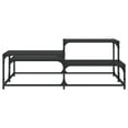 thumbnail image 3 of vidaXL Coffee Table Black 107x107x40 cm Engineered Wood, 3 of 5