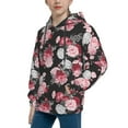 thumbnail image 2 of Rocae Rose Flowers for Hoodie for Boys Sweatshirts for Teen Girls Youth Hoodie-Small, 2 of 6