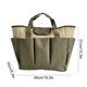 thumbnail image 3 of Bolsa de herramientas de jardinería con gran capacidad y varios bolsillos, organizador de caja para tijeras, guantes y esenciales para plantar, 3 of 6