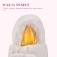 thumbnail image 3 of Boys Girls Shark Rabbit Slippers for Toddler Kids - Cute Plush Warm Non-Slip Indoor Bedroom Winter Shoes, 3 of 5