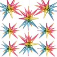 thumbnail image 1 of Set de 8 globos estrella arcoíris Wrbin de 27" y 22", 1 of 7