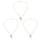 thumbnail image 1 of Collar de mujer cadena de clavícula con colgante de corazón único para fiesta ANGGREK Otros, 1 of 8