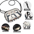 thumbnail image 3 of FORMRS Mini Crossbody Bag for Women Adjustable Shoulder Rope Travel Casual Phone Purse, Cute Puffin, 3 of 7