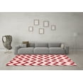 thumbnail image 3 of Ahgly Company Indoor Rectangle Abstract Red Contemporary Area Rugs, 2' x 5', 3 of 4