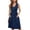 Navy Blue, variant on Kyusrd Summer Dresses For Womens 2025 Button Elastic Waist Spring Tunic Dress With Pockets Casual Midi Dress Sundress Loose Sleeveless Tank Dresses