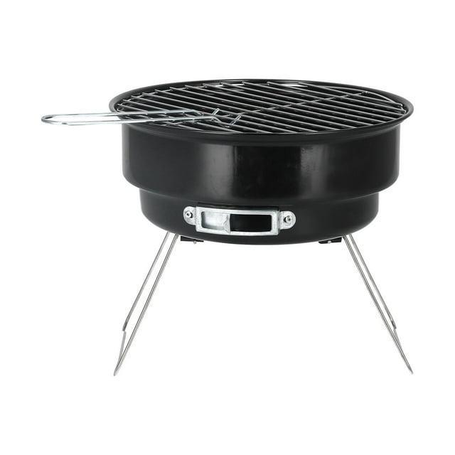 BBQ Grill,Mini Round Barbecue Grill Barbecue Accessory Outdoor Grilling Tried and Trusted