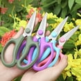 thumbnail image 5 of Garden Flower Scissors, Stainless Steel Floral Shears, Strong Pruner for Flowers, Branches - pink, 5 of 5