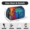 thumbnail image 5 of Sikiie Colorful Parrot Jungle Dream Print Flip Double-layer Pencil Case, All-purpose Stationery Bag for Study and Office, Zipper Design, Unisex, 5 of 7