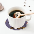 thumbnail image 5 of Honeii Halloween Gnomes Print Leather Coaster Set of 4, Ideal for Safeguarding Your Furniture from Drinks Spills and Effortless Cleanup-Round Shape, 5 of 6