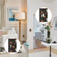 thumbnail image 4 of Yayeee Duplex Wall Plate 1-Gang 4.5"x2.7" Home Receptacle Light Switch Decorative Outlet Cover, Autumn Ghost Pattern, 4 of 7