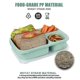 thumbnail image 3 of 4 envases plásticos del almuerzo de la preparación de la comida de los paquetes con 3 compartimentos, caja reutilizable de Bento /niño/adultos Hy, 3 of 5